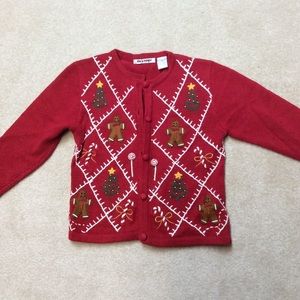 Holiday cardigan